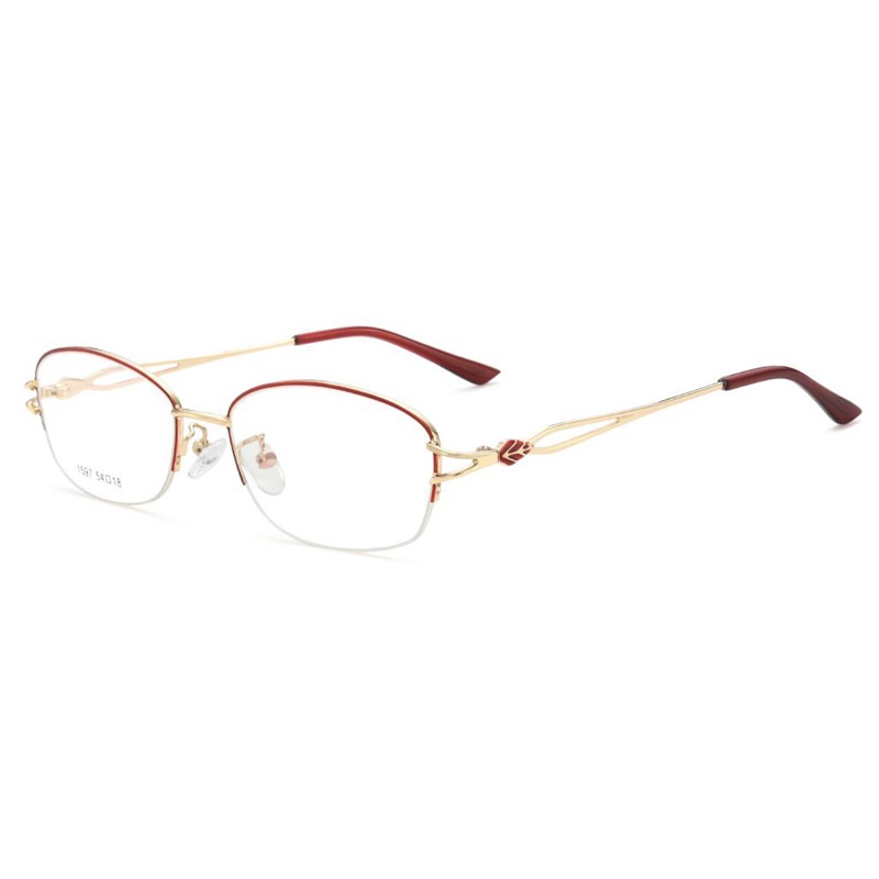 新款超轻金属合金眼镜框 女士时尚潮流复古眼镜架 可配近视眼镜