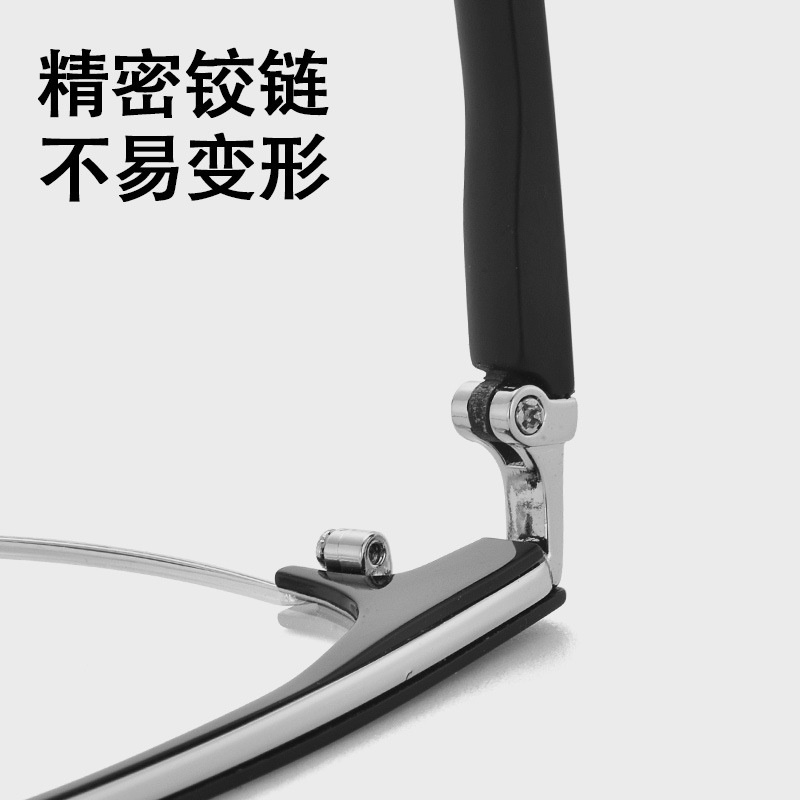 时尚男款眼镜防蓝光近视眼镜大脸显瘦半框眼镜