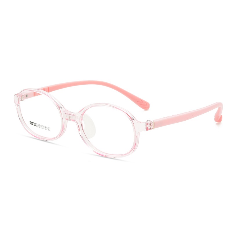 新款儿童眼镜框 超轻硅胶鼻托学生眼镜架 配近视眼镜框