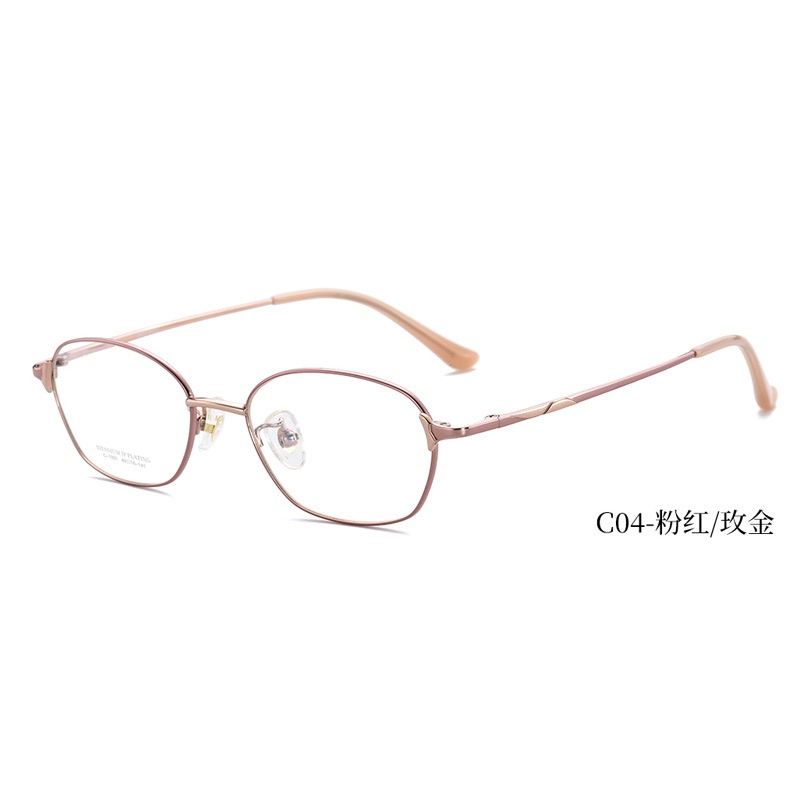 纯钛眼镜框架女 全框眼镜框超轻