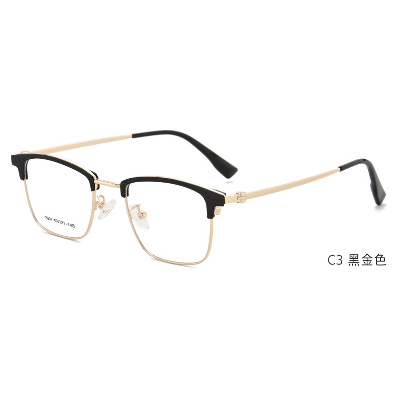 超轻眼镜男 痞帅斯文败类眉线框商务眼镜