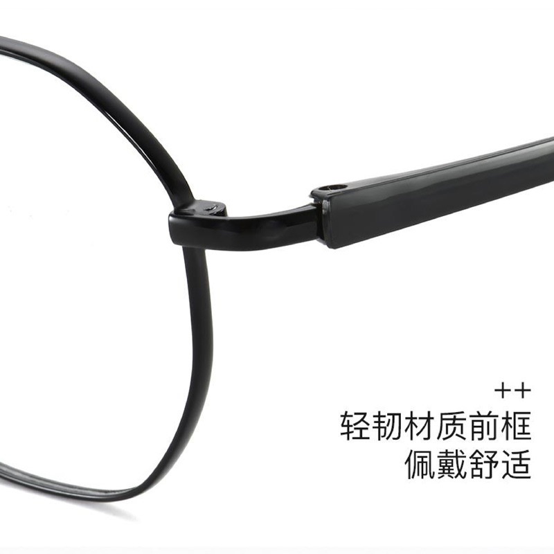超轻金属眼镜框复古圆框 学生防蓝光眼镜