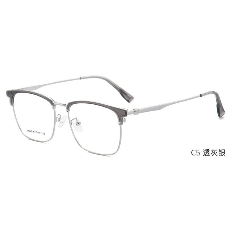 经典眉毛框眼镜时尚男款眼镜加大加宽半框眼镜