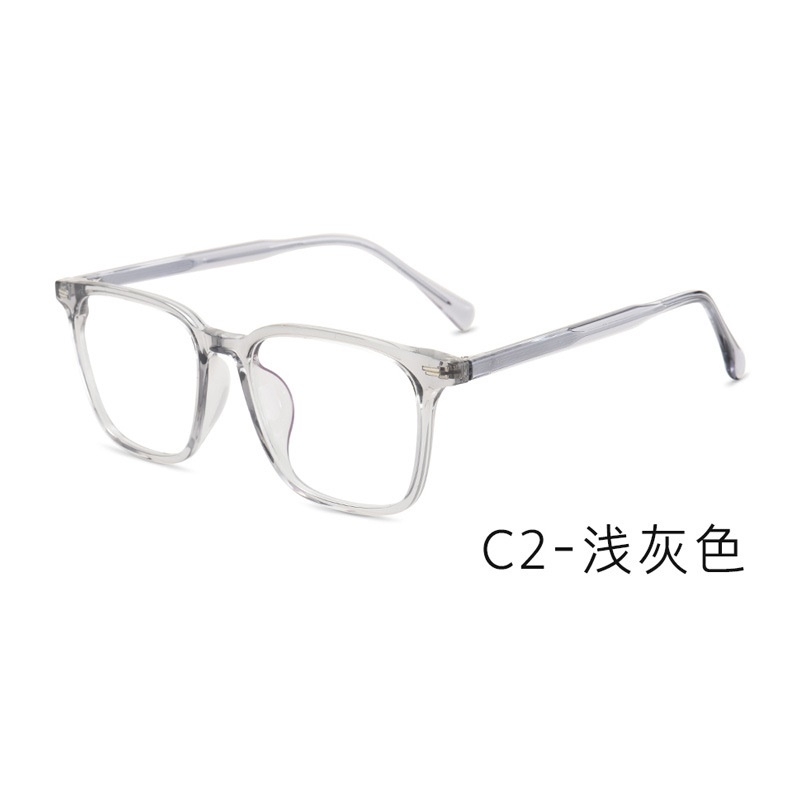 韩系素颜大码方框眼镜近视女超轻TR高级感网红眼镜框