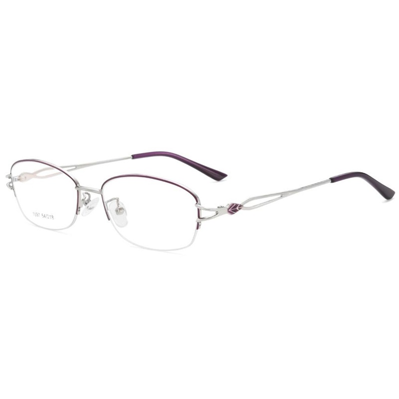 新款超轻金属合金眼镜框 女士时尚潮流复古眼镜架 可配近视眼镜