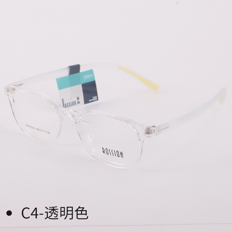 简约透灰方框tr90儿童眼镜框软框学生眼镜架时尚小框近视镜