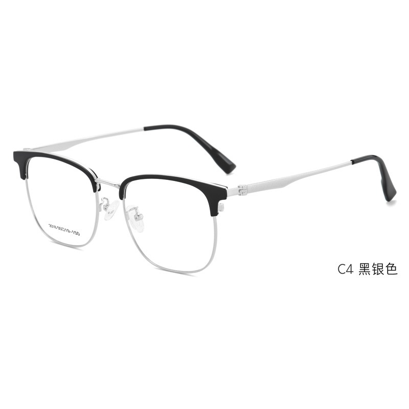 新款商务男款眼镜 大脸男士镜框防蓝光眼镜
