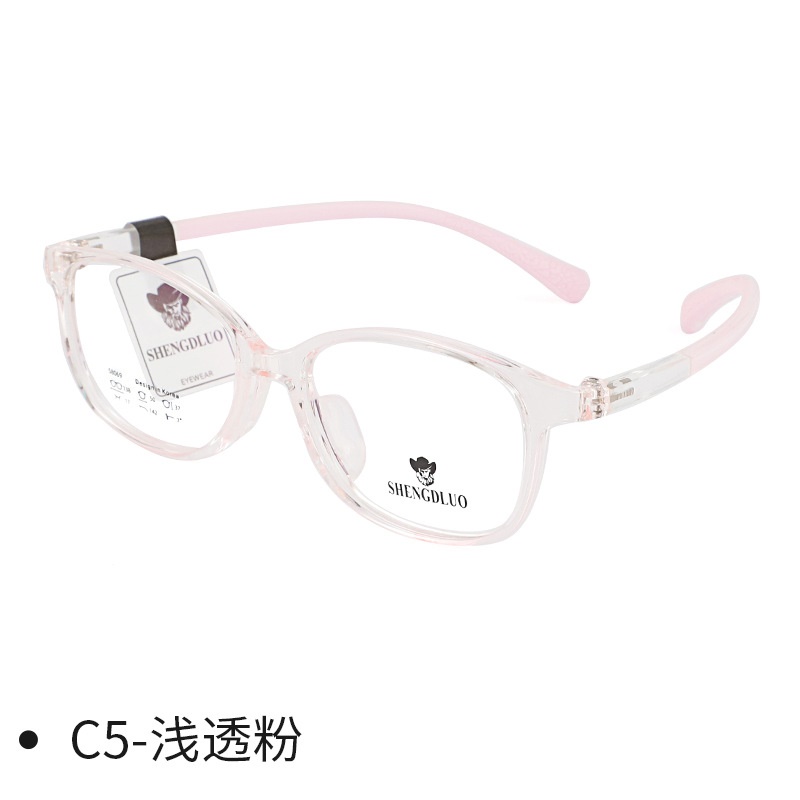简约儿童框近视防控眼镜超轻tr硅胶青少年眼镜框