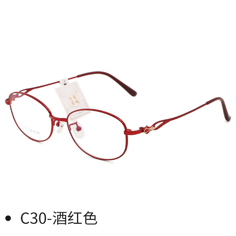 轻奢风女款设计师同款复古时尚圆脸可配度数眼镜架