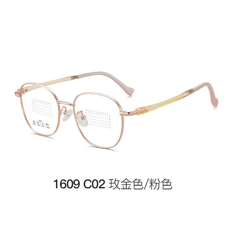 新款撞色时尚青少年眼镜细框百搭镜架高品质学生眼镜源头