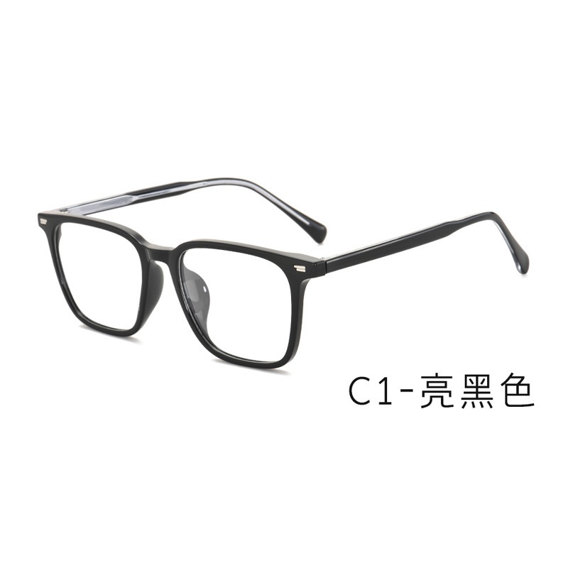 韩系素颜大码方框眼镜近视女超轻TR高级感网红眼镜框