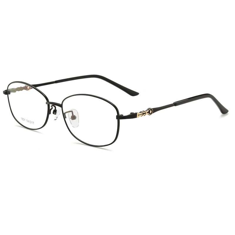 新款近视眼镜架时尚全框大框超轻女士商务椭圆架