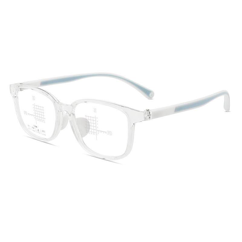 防滑儿童眼镜框双色亲肤镜架弹性硅胶眼镜