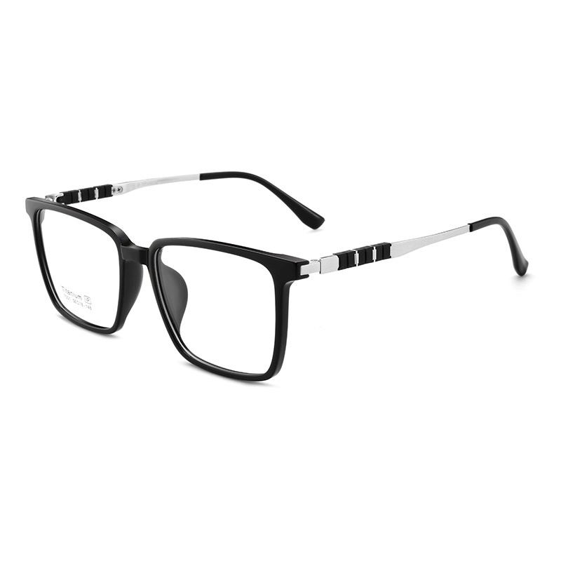 超轻半钛近视眼镜男大框商务眼镜架tr90镜框金胶眼镜眉架7001系列