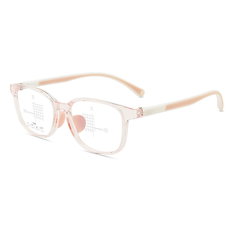 防滑儿童眼镜框双色亲肤镜架弹性硅胶眼镜