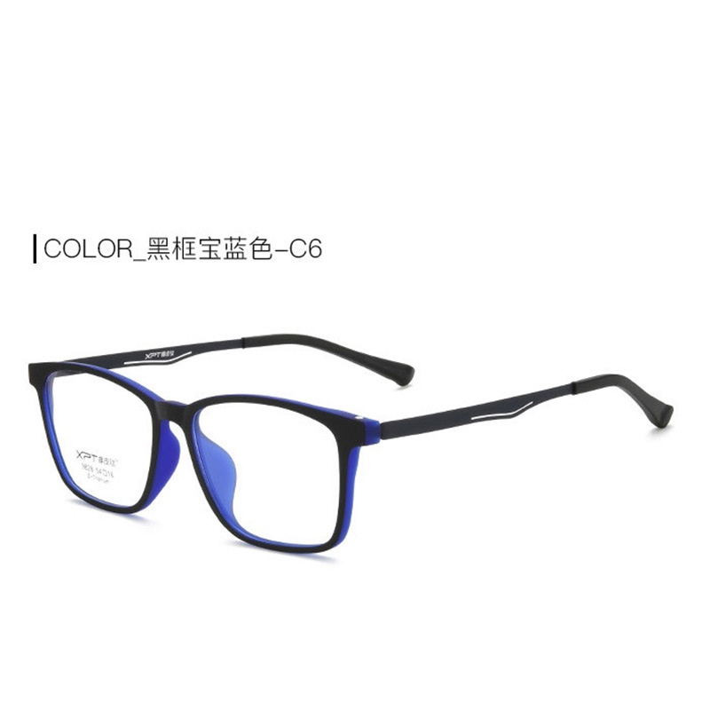 大脸专用男士大框超轻橡皮钛镜框TR90眼镜框防蓝光眼镜复古方框