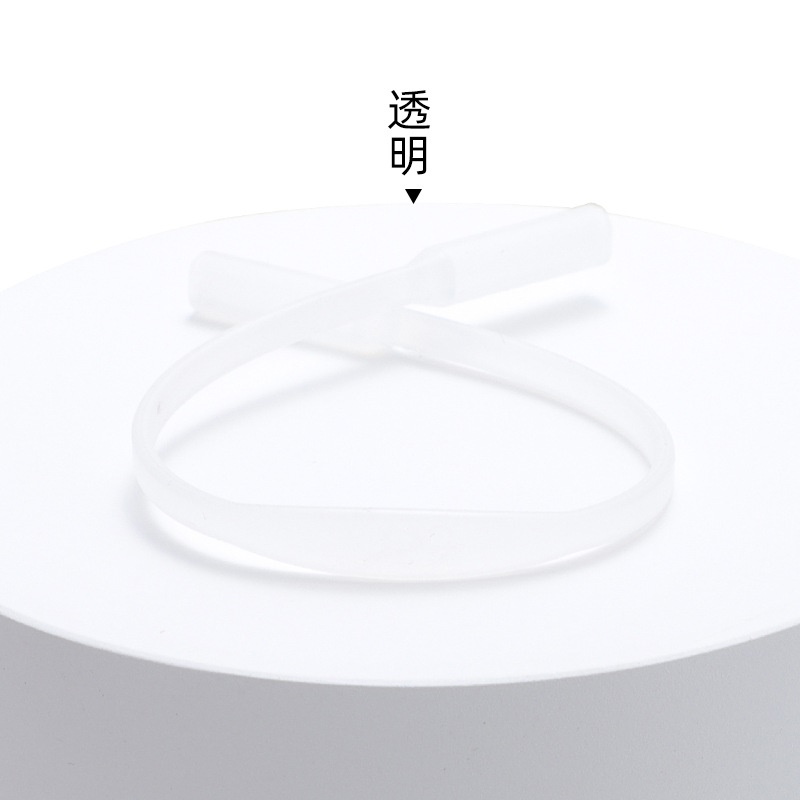 硅胶绳防滑儿童硅胶绳运动防滑眼镜链运动圆头眼镜绳眼镜配件