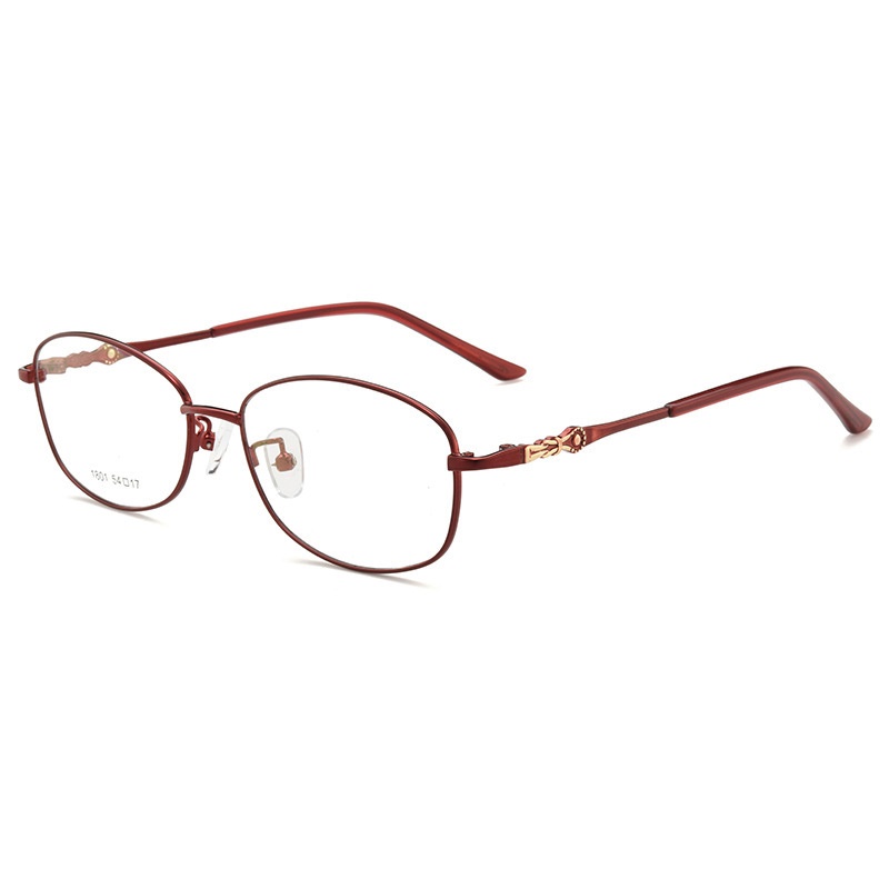 新款近视眼镜架时尚全框大框超轻女士商务椭圆架