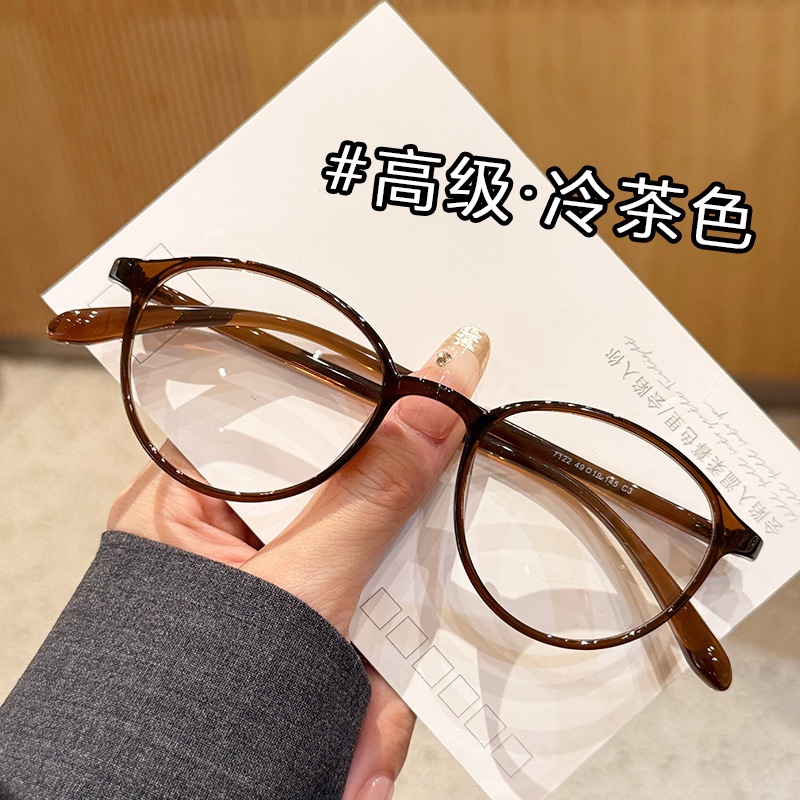 网红素颜百搭眼镜女防蓝光眼镜超轻小框可配度数tr90镜框