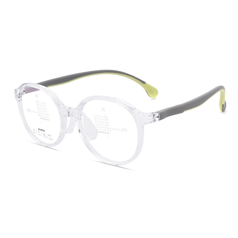 双色新款儿童眼镜超轻硅胶软鼻托儿童TR眼镜框架