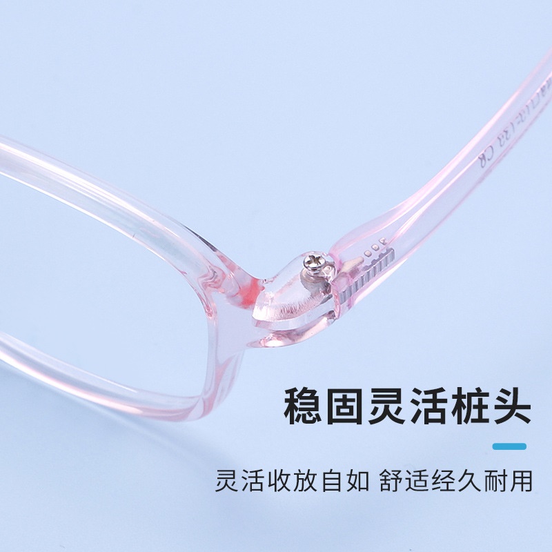 儿童眼镜架 方框硅胶防滑运动带镜绳防丢眼镜框架配件套盒
