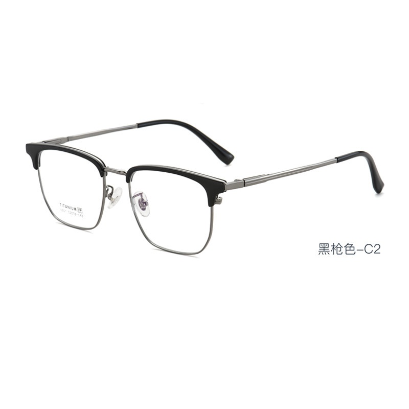 商务时尚超轻男士眉线框丹阳近视眼镜框架网红爆款