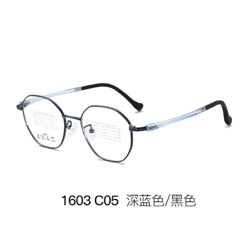 超轻金属眼镜框复古圆框 学生防蓝光眼镜