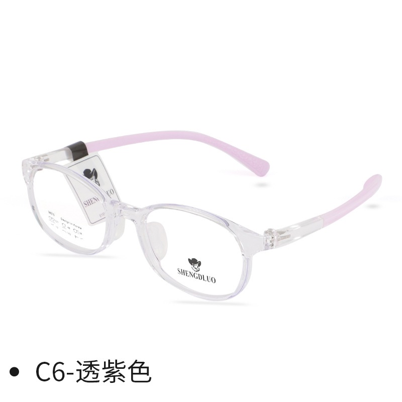 儿童超轻近视眼镜新品时尚方形镜框tr90青少年