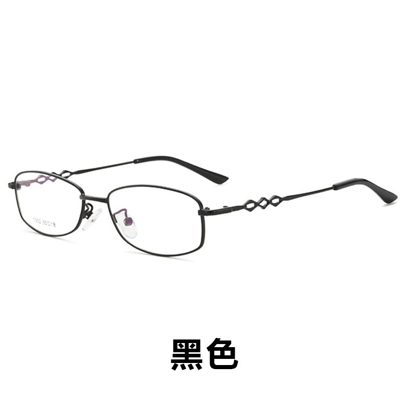 新款近视眼镜架时尚复古椭圆形全框眼镜框女士金属合金眼镜架