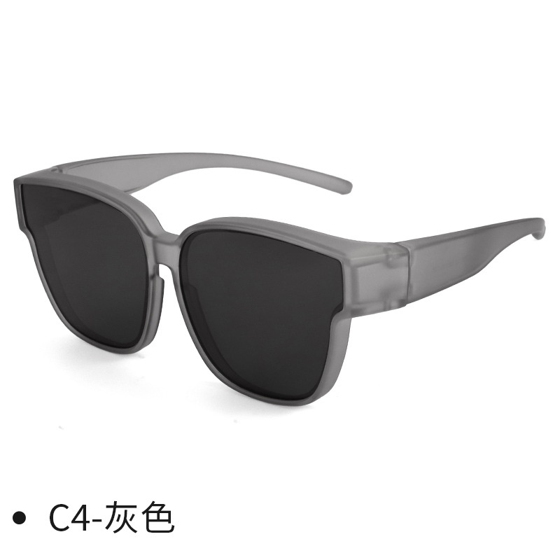 新款高级感偏光墨镜近视套镜TR90镜框夏季防晒防紫外线太阳镜