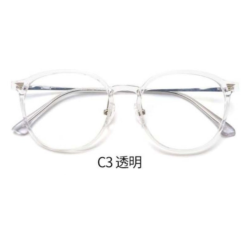 近视眼镜透明冷茶镜架素颜眼镜框