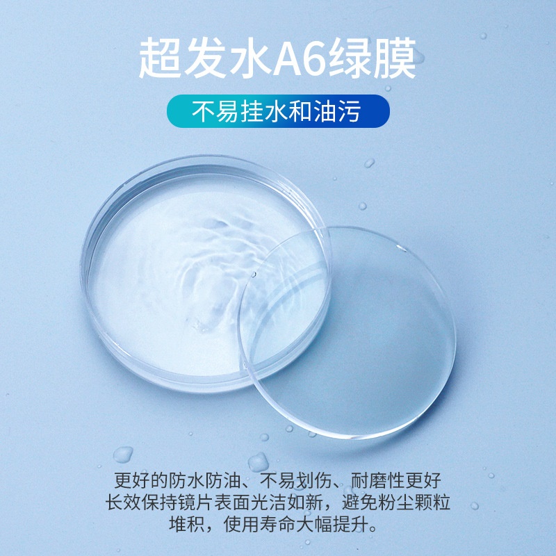 1.59pc环形多焦微透镜片1028微透镜近视管理镜片学生防爆耐磨镜片