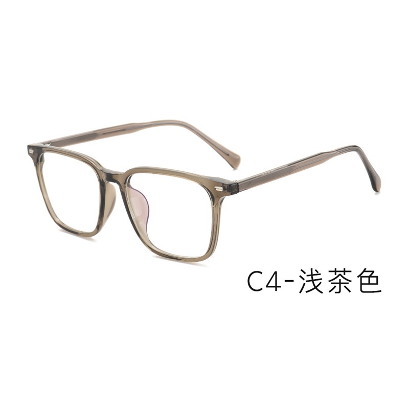 韩系素颜大码方框眼镜近视女超轻TR高级感网红眼镜框
