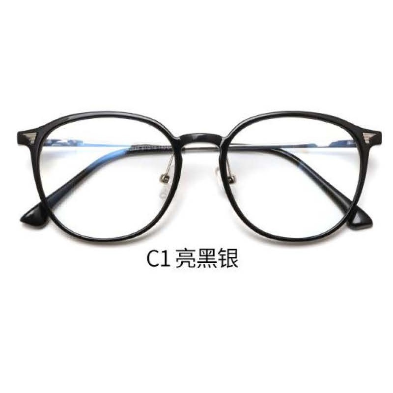 近视眼镜透明冷茶镜架素颜眼镜框