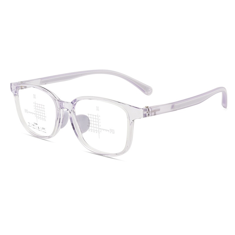 防滑儿童眼镜框双色亲肤镜架弹性硅胶眼镜