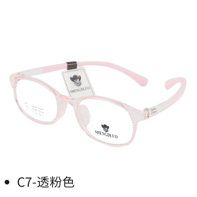 儿童超轻近视眼镜新品时尚方形镜框tr90青少年