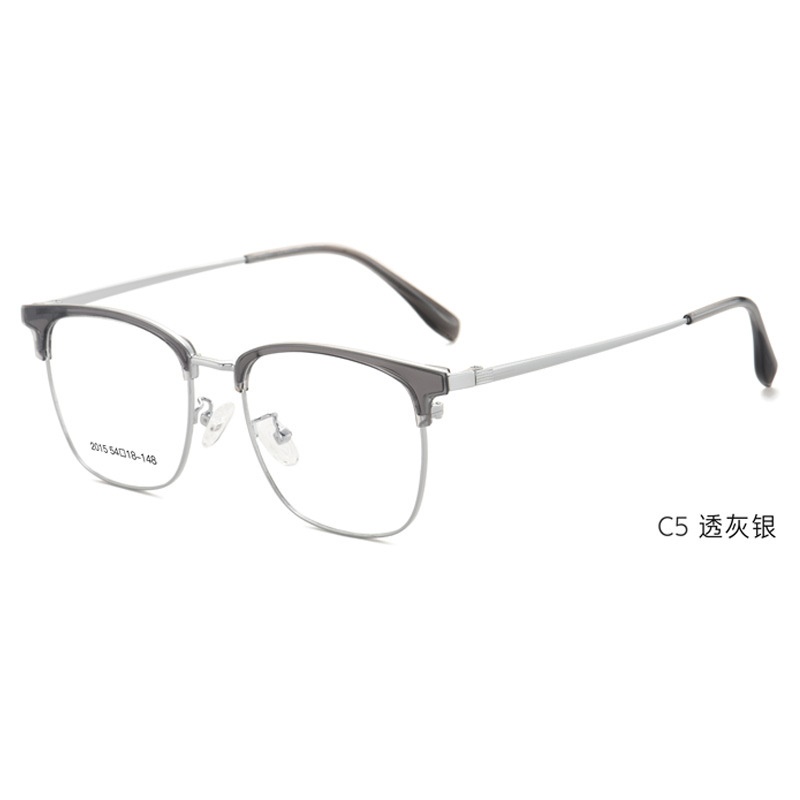 眉线框眼镜时尚复古男款眼镜经典半框百搭镜架