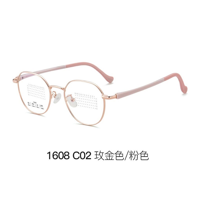 超轻儿童眼镜青少年眼镜圆框不压鼻百搭眼镜