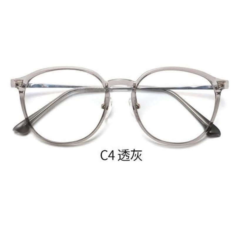近视眼镜透明冷茶镜架素颜眼镜框