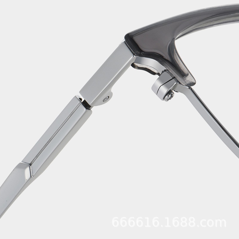 纯钛商务眼镜男款眉毛架高智感斯文败类金丝窄眼睛镜框现货