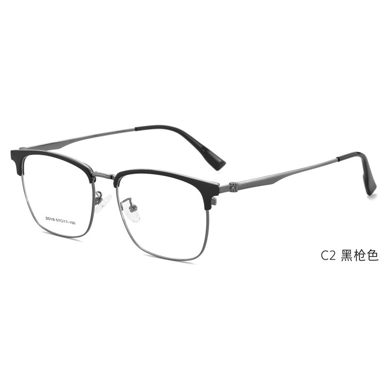 经典眉毛框眼镜时尚男款眼镜加大加宽半框眼镜