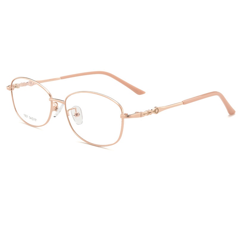 新款近视眼镜架时尚全框大框超轻女士商务椭圆架