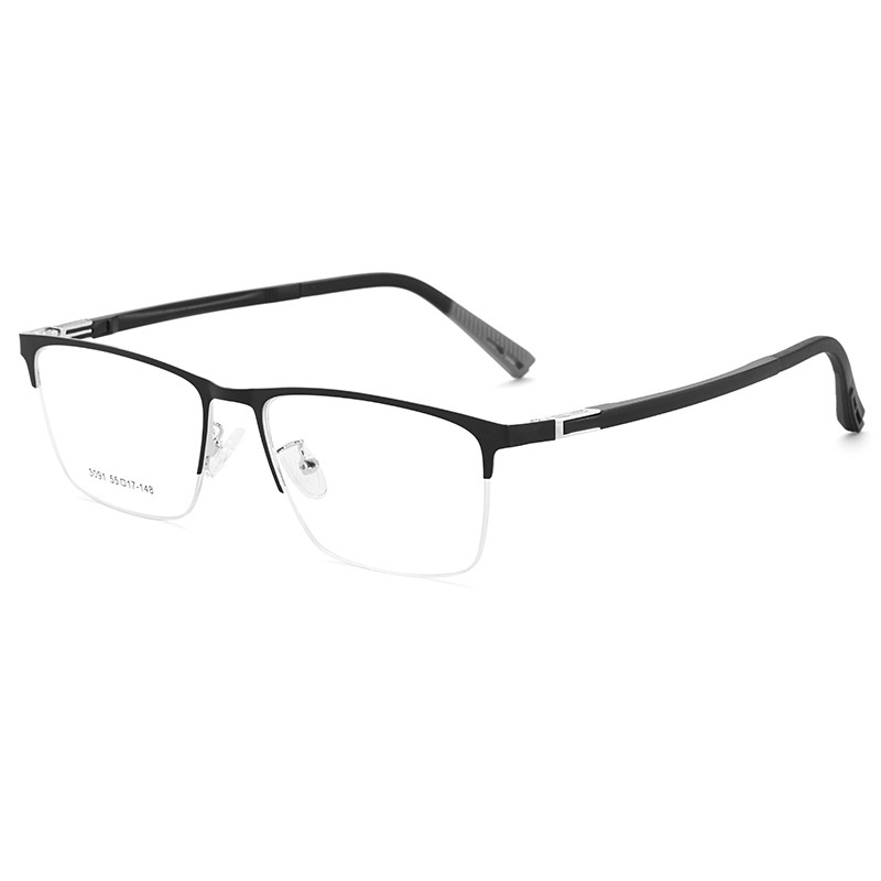 眉毛框眼镜半框眼镜 近视眼镜男防蓝光眼镜