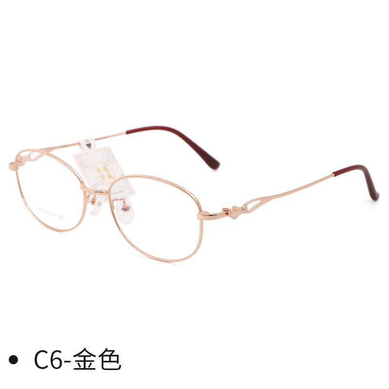 轻奢风女款设计师同款复古时尚圆脸可配度数眼镜架