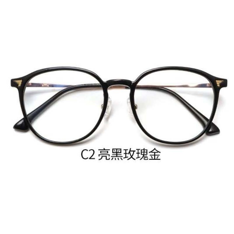近视眼镜透明冷茶镜架素颜眼镜框