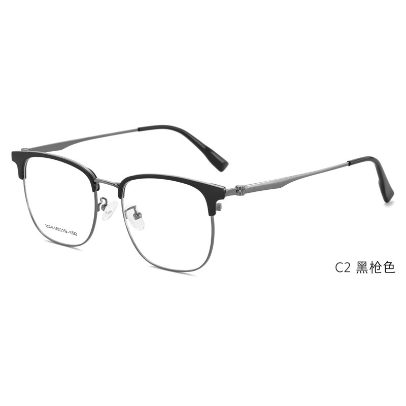 新款商务男款眼镜 大脸男士镜框防蓝光眼镜