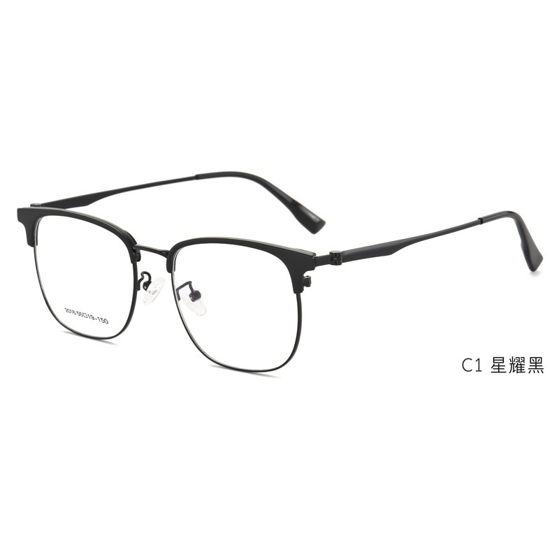 新款商务男款眼镜 大脸男士镜框防蓝光眼镜