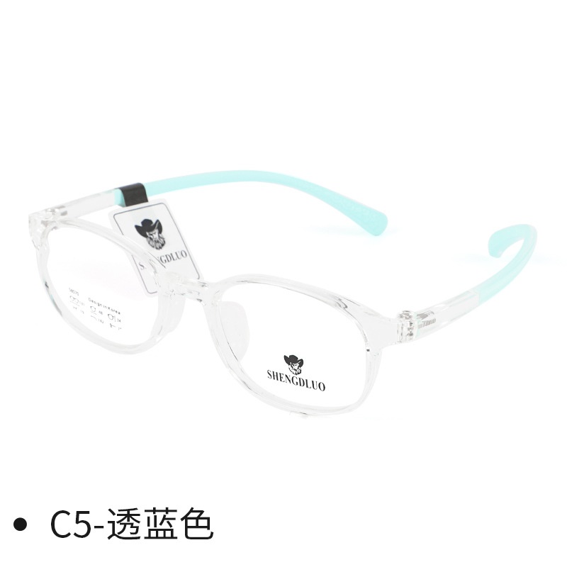 儿童超轻近视眼镜新品时尚方形镜框tr90青少年