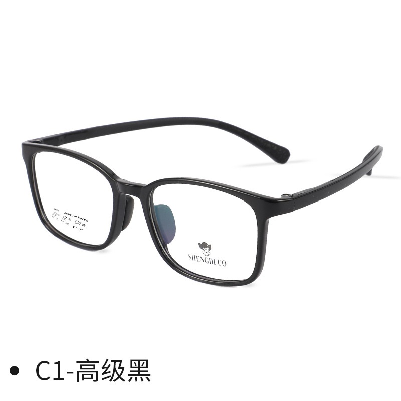 简约方框学生双色近视镜超轻tr90眼镜框丹阳儿童镜架