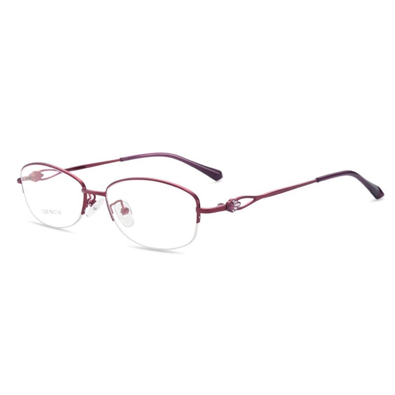 批发商务休闲椭圆眼镜框 金属合金半框近视眼镜时尚金属眼镜架